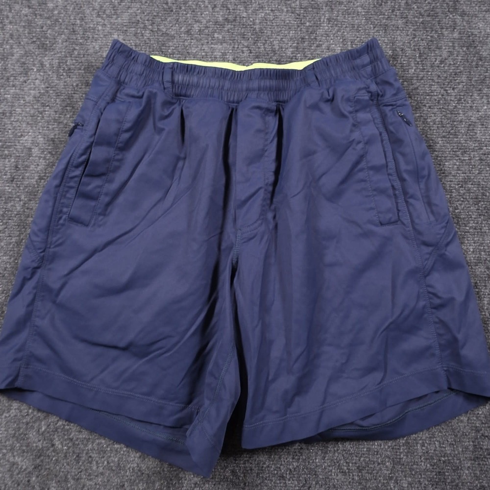 Birddogs Classic Shorts Mens M Navy Blue Elastic Waist Built-In Liner Casual